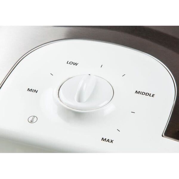 Gofrownica Domo Domo Tasty Waffle XL, waffle maker (white/stainless steel)