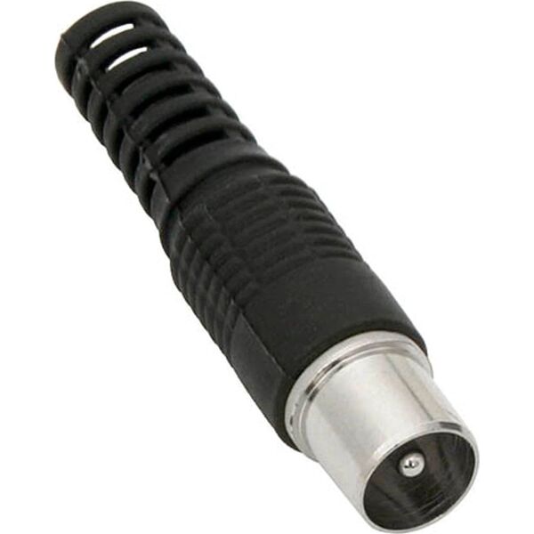Blow 1054# Wtyk antenowy prosty czarny długi