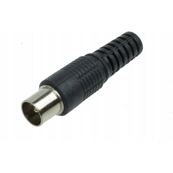 Blow 1054# Wtyk antenowy prosty czarny długi