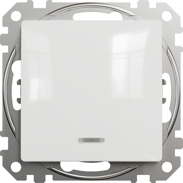 SCHNEIDERE Διακόπτης σκάλας Schneider Sedna Design SDD111106L με φωτισμό λευκό Design & Elements