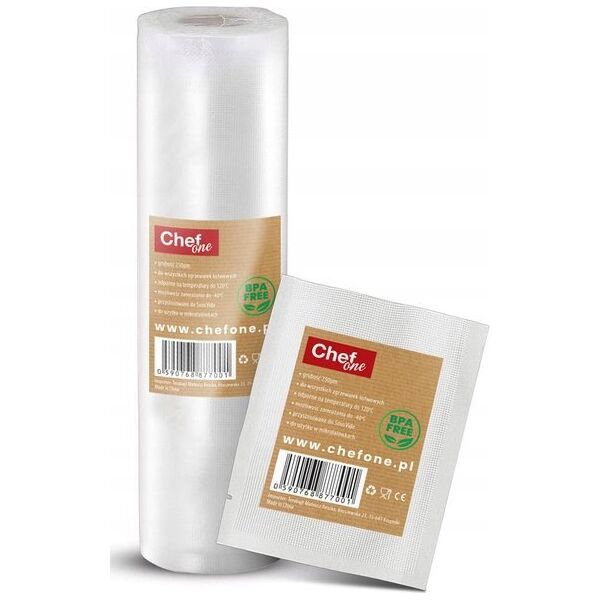 Chef One worki do zgrzewarek próżniowych 50 sztuk 12cmx40cm na kiełbase/rybe