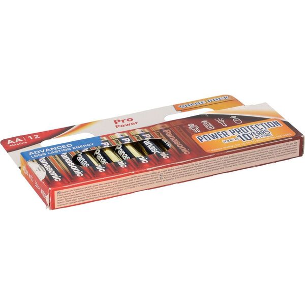Panasonic PANASONIC Αλκαλικές μπαταρίες Pro Power LR6PPG/12BW AA 1,5V (Blistr 12ks)