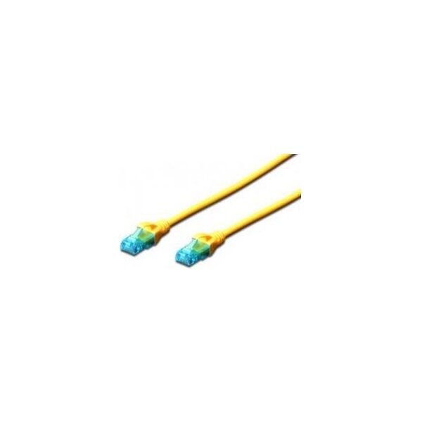 Digitus Patchcord DIGITUS UTP kat. 5e 30m PVC żółty