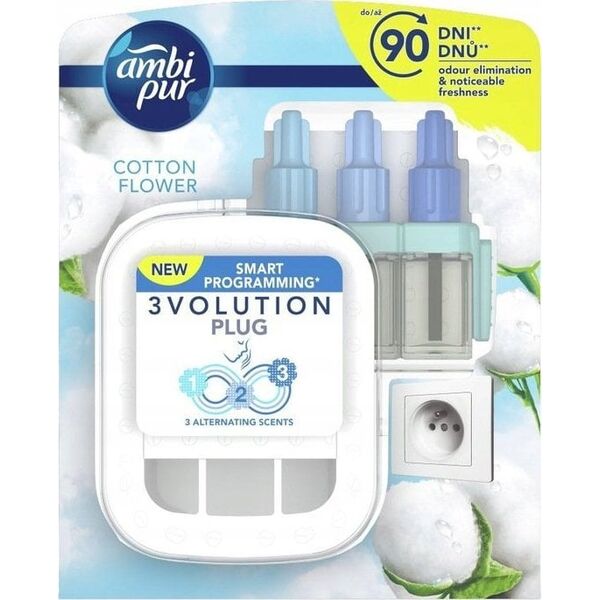 Ambi Pur Ambi Pur 3volution COTTON FLOWER elektro+zapas