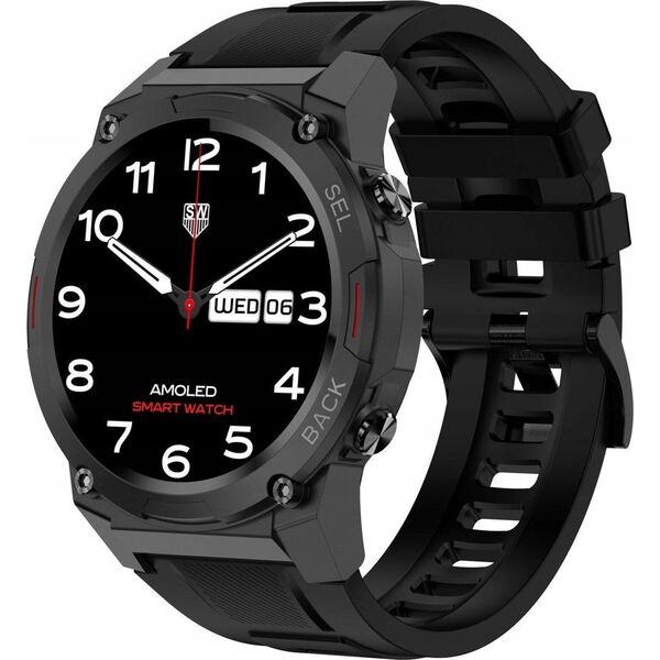 Smartwatch Maxcom FW63 Cobalt Pro Czarny  (MAXCOMFW63COBALTPRO)