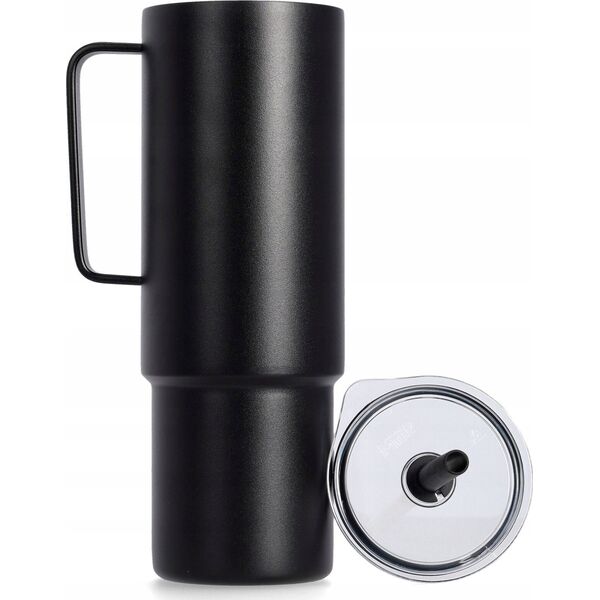 MiiR Miir - All Day Straw Cup Czarny - Kubek termiczny ze słomką 950ml