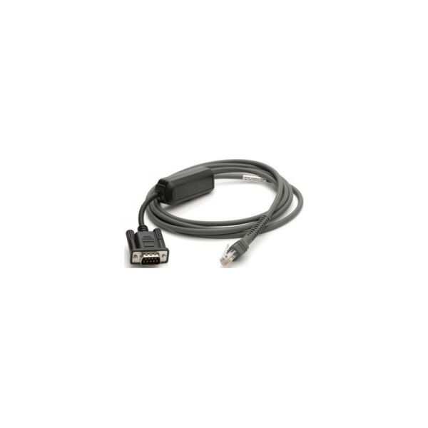 Kabel Zebra Zebra CBA-R10-S07ZBR kabel równoległy Czarny 2,13 m DB9 RJ-45