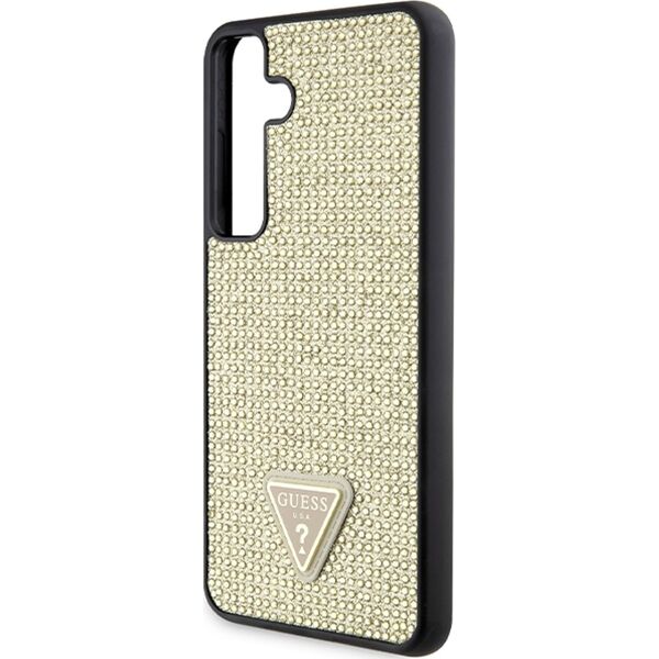 Guess GUHCS24SHDGPPD S24 S921 złoty/gold hardcase Rhinestone Triangle