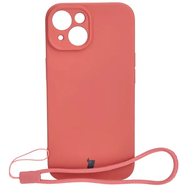 Bizon Case Silicone Apple iPhone 15 dirty pink