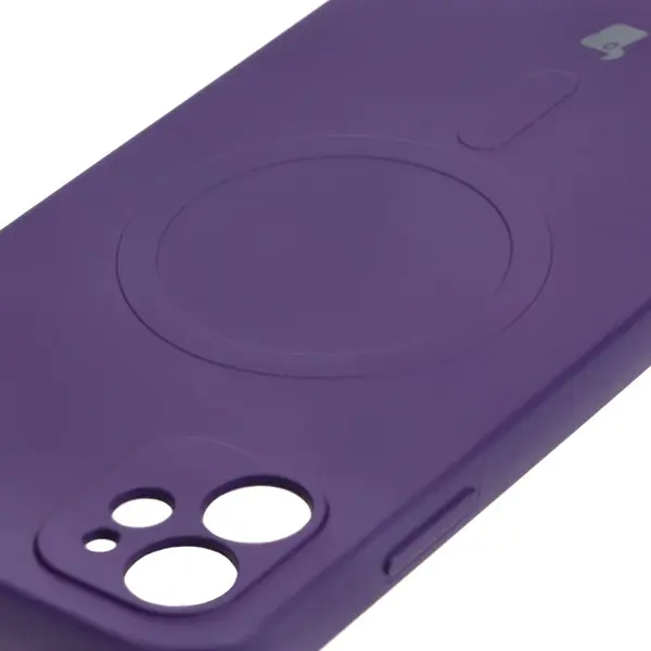 Bizon Case Silicone Magnetic Apple iPhone 11 plum