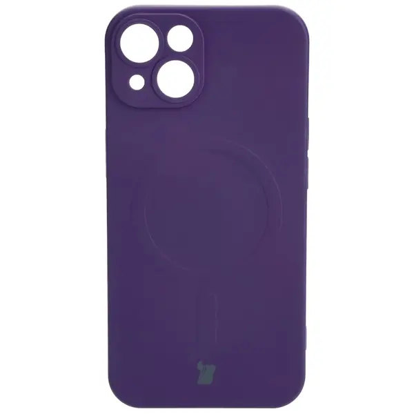 Bizon Case Silicone Magnetic Apple iPhone 14 plum
