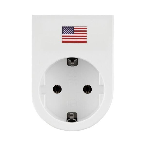 REV REV Travel Plug Traveler USA white