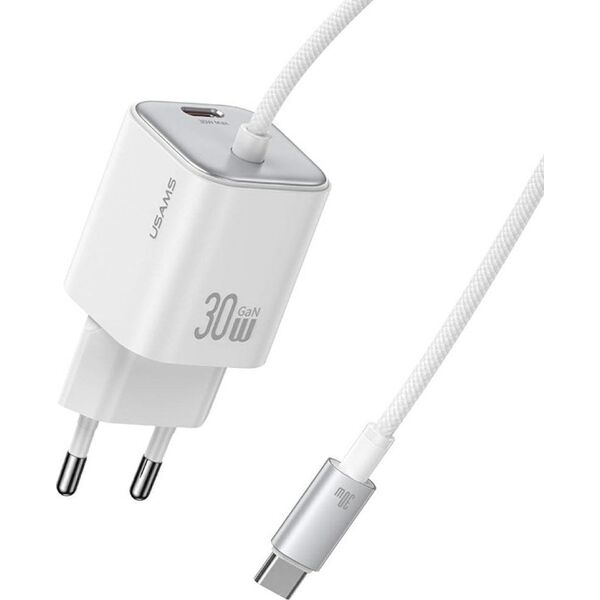 Φορτιστής USAMS CC264 PD30W CC με καλώδιο φόρτισης