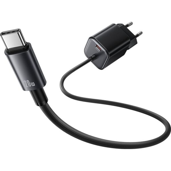 Φορτιστής τοίχου USAMS JC Series CC261 20W GaN Mini Fast Charger 2xUSB-C λευκό