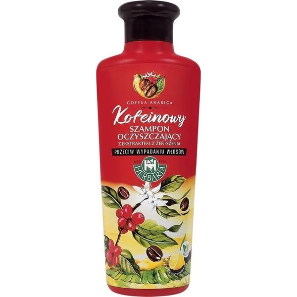 Herbaria Banfi kofeinowy szampon oczyszczający z ekstraktem z żeń-szenia 250ml
