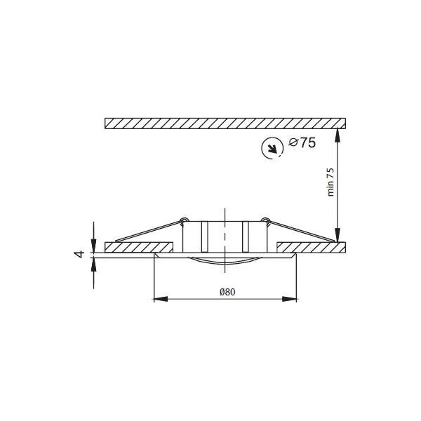 GREENLUX Oczko halogenowe 12V MR16 GU5,3 50W cgrom (GXPL028)