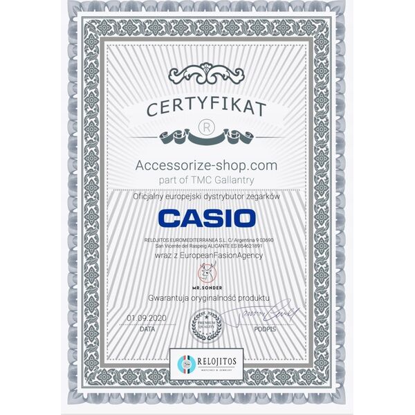 Zegarek Casio Zegarek Unisex Casio LA680WEL-8EF