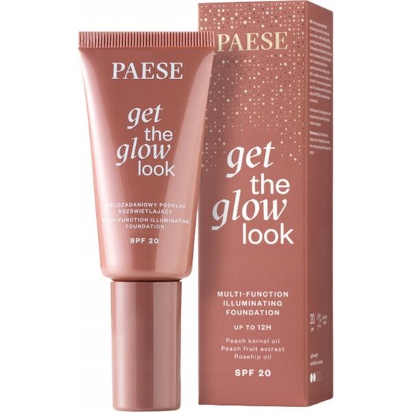 PAESE_Get The Glow Look πολυχρηστικό φωτεινό foundation 3N Warm Beige 30ml