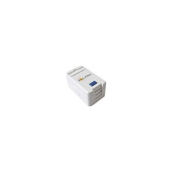 Solarix Μονάδα πρίζας για 1 keystone επιτοίχια λευκή SXMO-1-0-WH