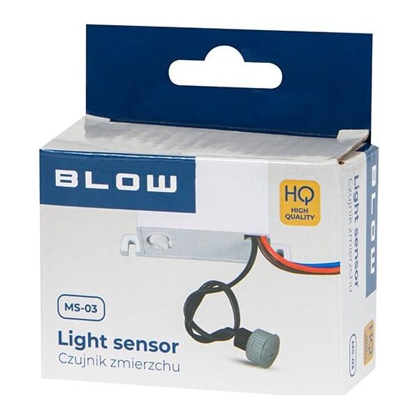 Czujnik zmierzchu BLOW MS-03 biały