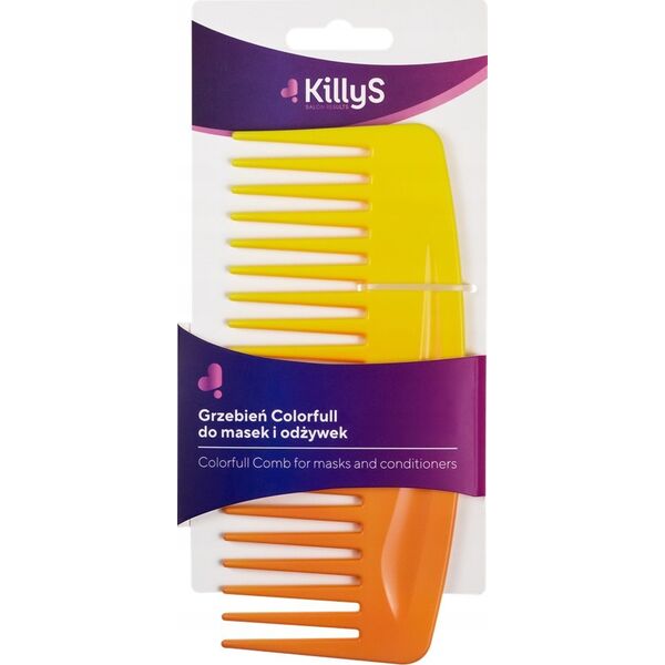 KILLYS_Colorfull χτένα για μάσκες και μαλακτικά Σολάριουμ