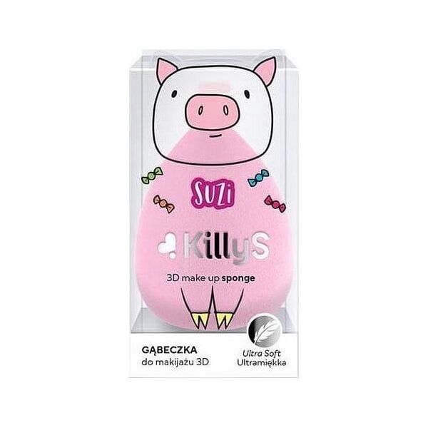 KILLYS_3D Make Up Sponge Ultra Soft σφουγγαράκι μακιγιάζ Suzi
