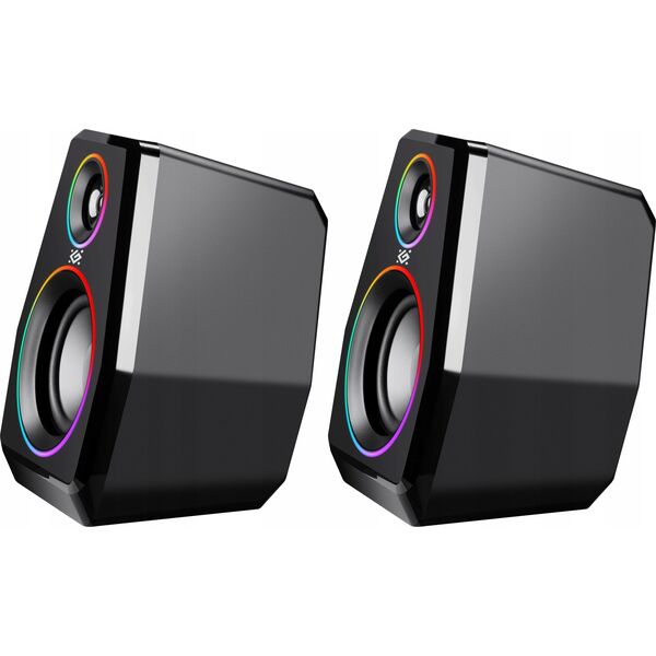 Defender g�o�niki Solar 10, 2.0, 10W, czarne, Bluetooth 5.3/AUX