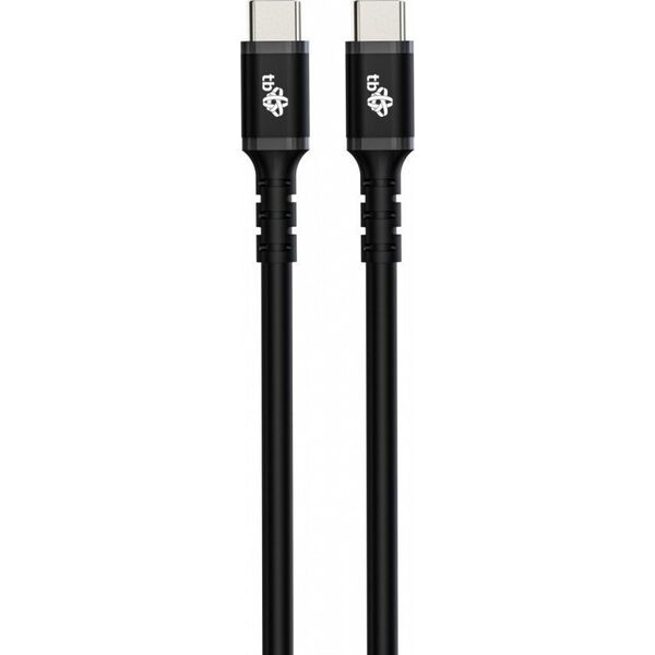 TB Kabel USB C - USB C 3m silikonowy czarny 2.0