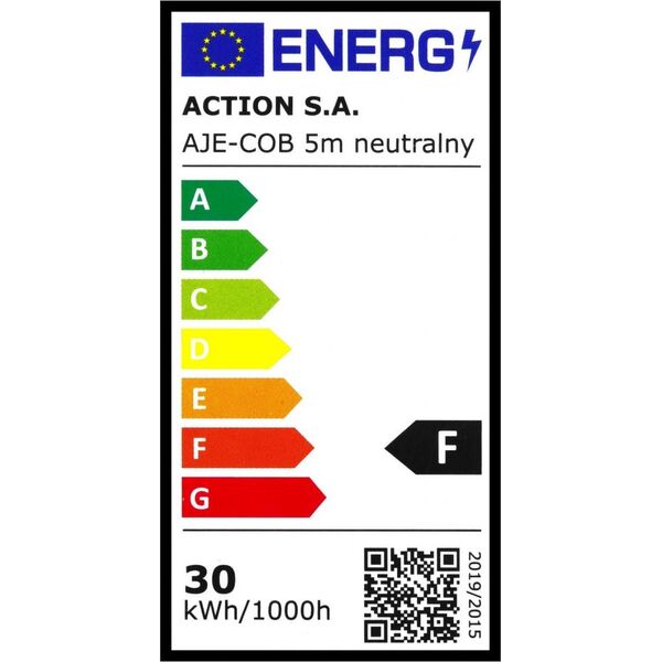 Taśma LED Activejet Taśma LED COB 5m barwa neutralna IP20