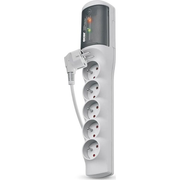 Listwa zasilająca Acar XP Standard przeciwprzepięciowa 5 gniazd 3 m szara (W0228)
