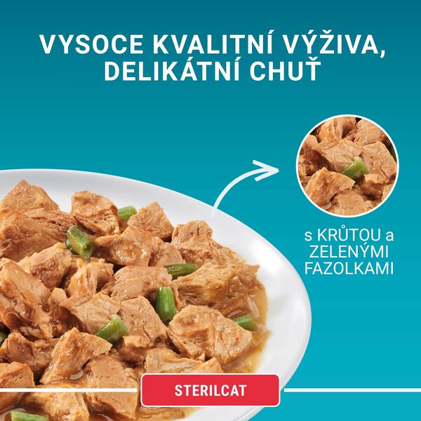 PURINA ONE STERILCAT βοδινό, κοτόπουλο, σολομός, γαλοπούλα 40x85g