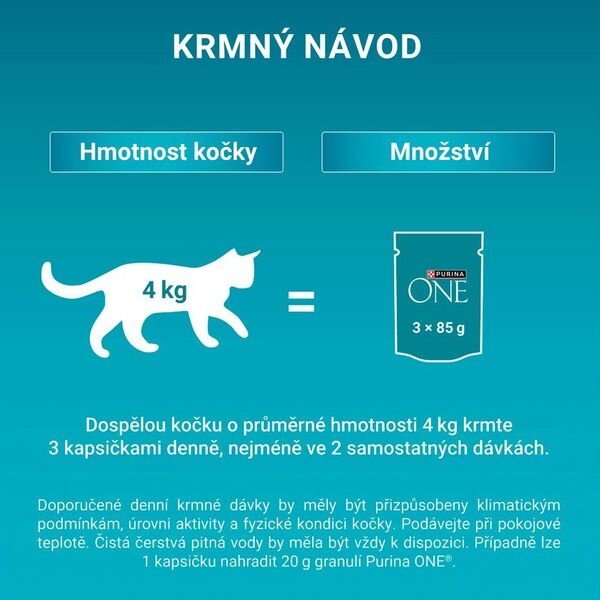 PURINA ONE STERILCAT βοδινό, κοτόπουλο, σολομός, γαλοπούλα 40x85g