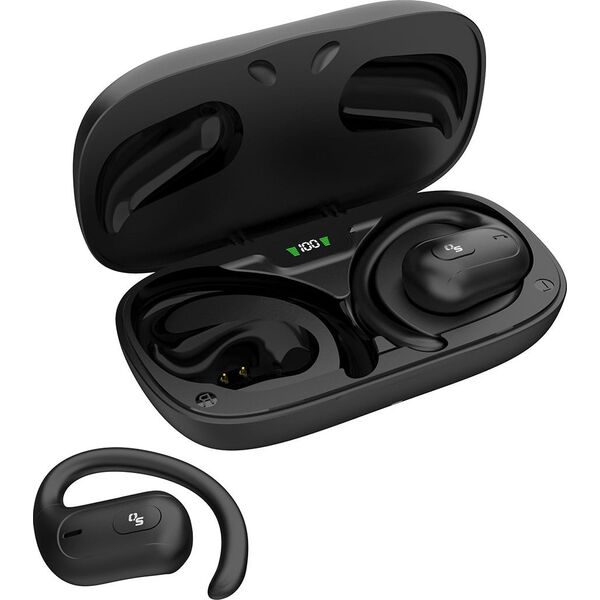 OPN Sound Aria+ Zestaw słuchawkowy True Wireless Stereo (TWS) Douszny Połączenia/muzyka Bluetooth Czarny