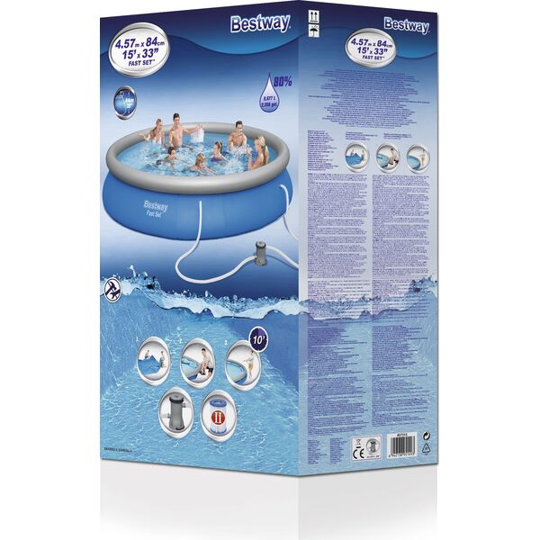 Bestway Basen rozporowy Fast Set 457cm (57313)