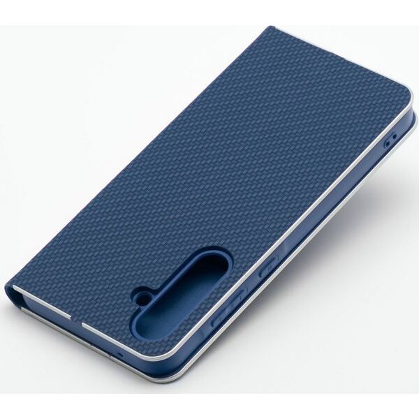 Θήκη LUNA Book Carbon για XIAOMI Redmi Note 14 PRO 5G / 14 PRO PLUS 5G μπλε