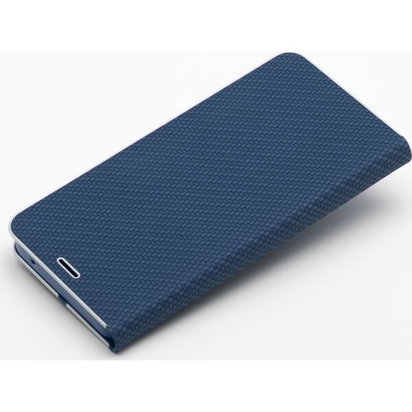 Θήκη LUNA Book Carbon για XIAOMI Redmi Note 14 PRO 5G / 14 PRO PLUS 5G μπλε