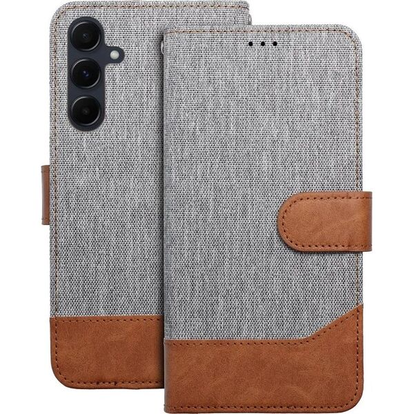 Θήκη JEANS Book για XIAOMI Redmi Note 14 PRO 5G / 14 PRO PLUS 5G γκρι