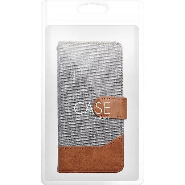 Θήκη JEANS Book για XIAOMI Redmi Note 14 PRO 5G / 14 PRO PLUS 5G γκρι