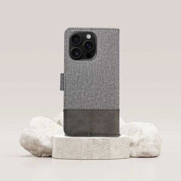 Θήκη GOMMA Book για XIAOMI Redmi Note 14 PRO 5G / 14 PRO PLUS 5G γκρι