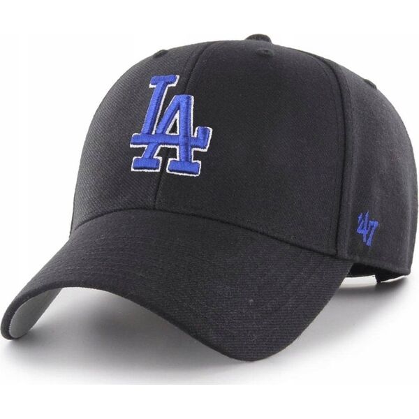 47 Brand MVP Los Angeles Dodgers Καπέλο B-MVP12WBV-BKR Μαύρο Ένα μέγεθος