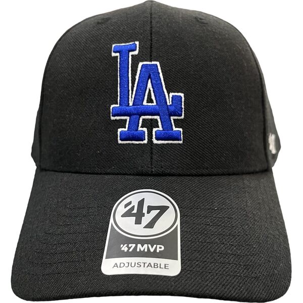 47 Brand MVP Los Angeles Dodgers Καπέλο B-MVP12WBV-BKR Μαύρο Ένα μέγεθος