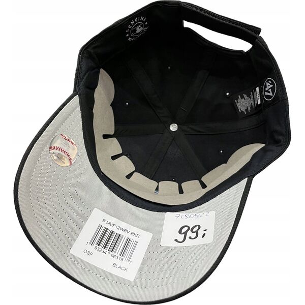 47 Brand MVP Los Angeles Dodgers Καπέλο B-MVP12WBV-BKR Μαύρο Ένα μέγεθος