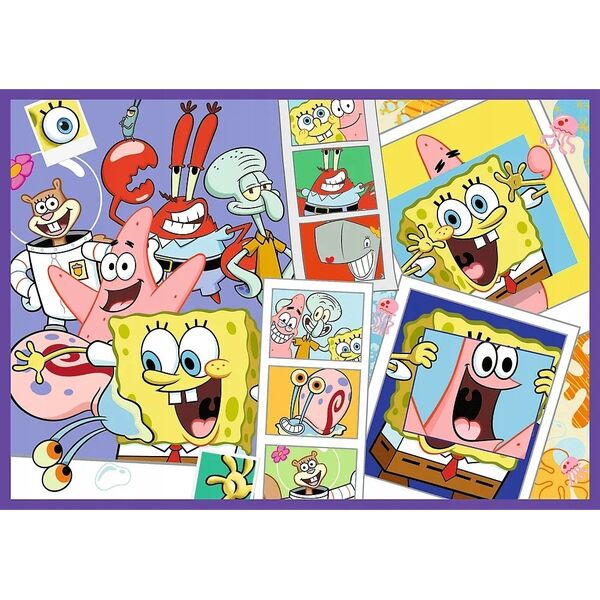PUZZLE 4x250 Τρελός κόσμος Sponge Boba 13342