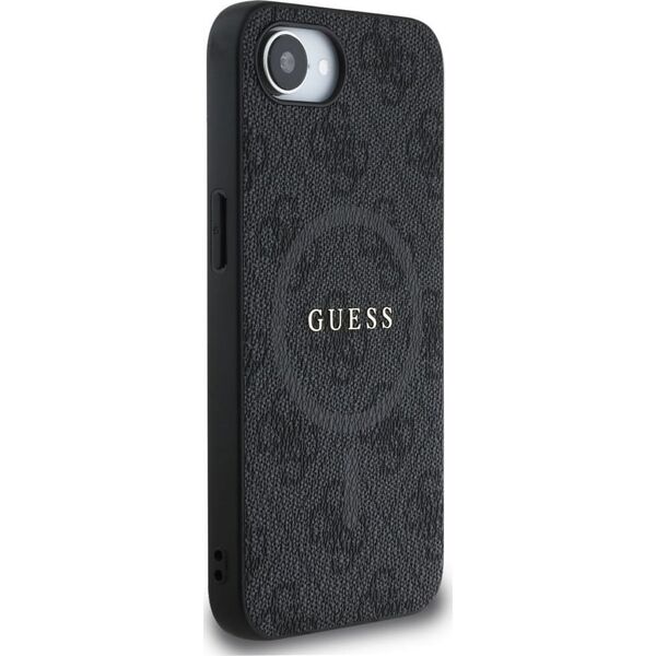 Etui Guess 4G Ring Classic Logo MagSafe  do iPhone 16e czarny