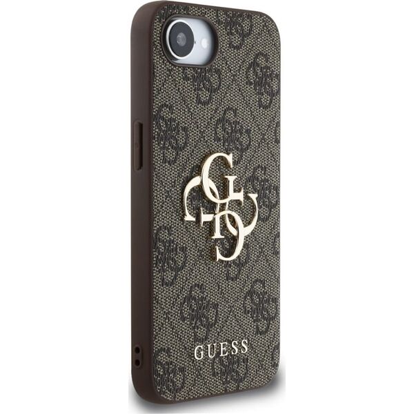 Etui Guess 4G Big Logo do iPhone 16e     brązowy