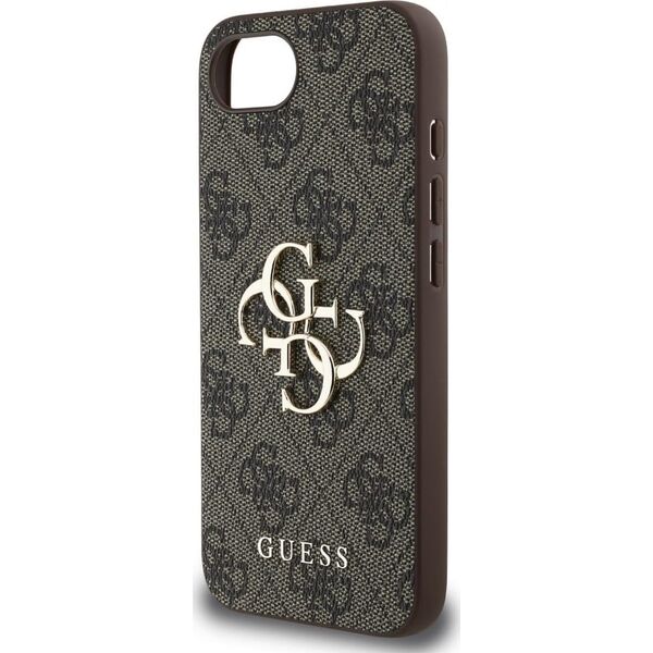 Etui Guess 4G Big Logo do iPhone 16e     brązowy