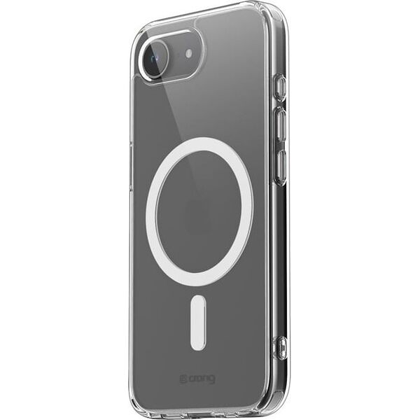 Crong Clear MAG Cover - Etui iPhone 16e MagSafe (przezroczysty)