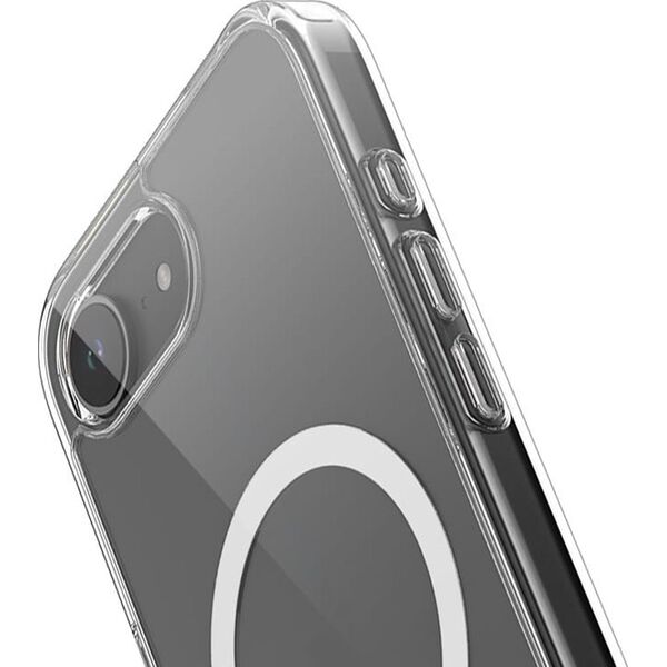 Crong Clear MAG Cover - Etui iPhone 16e MagSafe (przezroczysty)