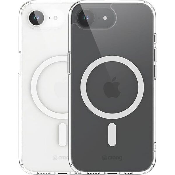 Crong Clear MAG Cover - Etui iPhone 16e MagSafe (przezroczysty)