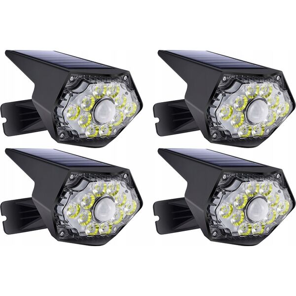 Lampa solarna ogrodowa / uliczna na słup 100W 129 LED RC-K-1328